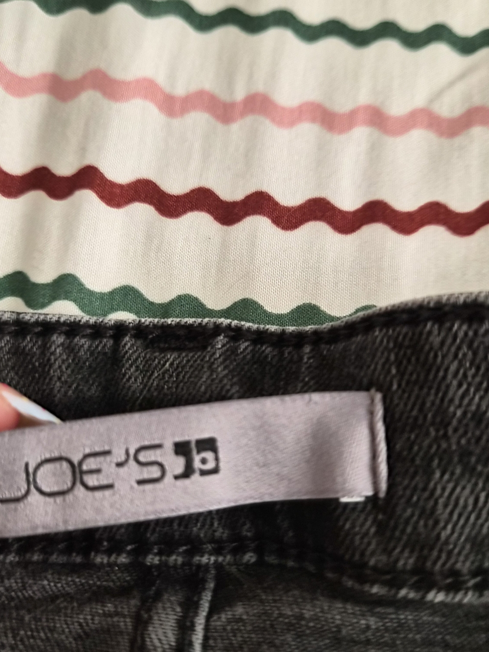 Joe's Jeans Black Cropped Ankle Denim